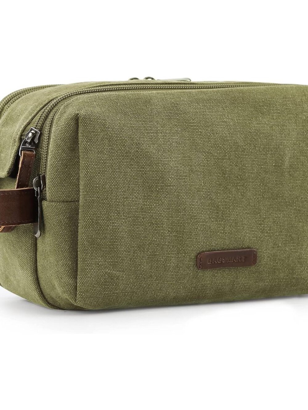 Toiletry Bag for Men, Canvas Travel Toiletry Organizer Dopp Kit Water-resistant